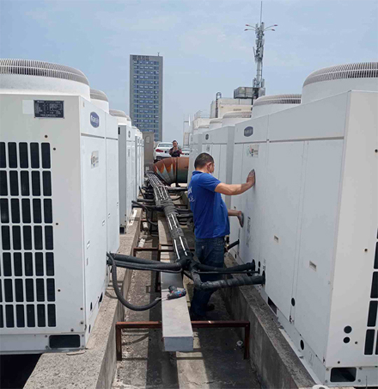 旅顺口中央空调制热和不制冷系统维修方法